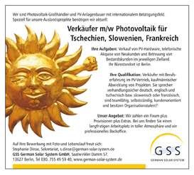 Stellenanzeige gss
